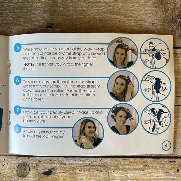 The Sleep Styler Mini a set of heat-free hair rollers Gently Used - Picture 5 of 9